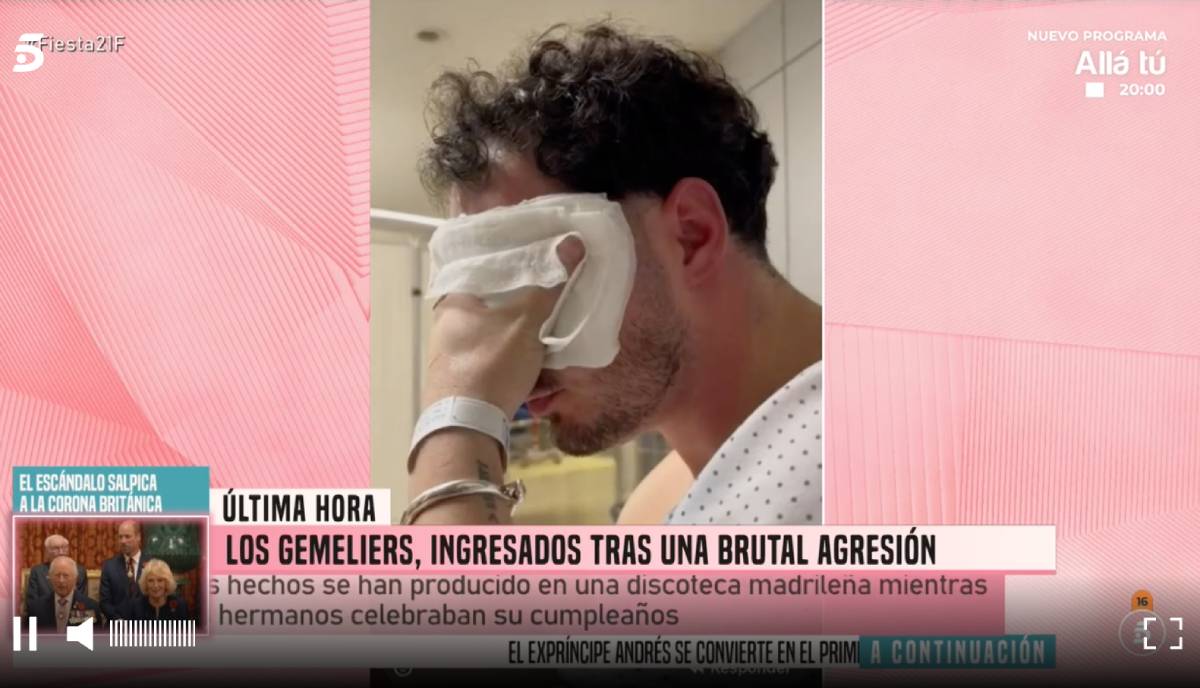 Foto desde el Hospital Gregorio Marañón. (Foto: Telecinco)