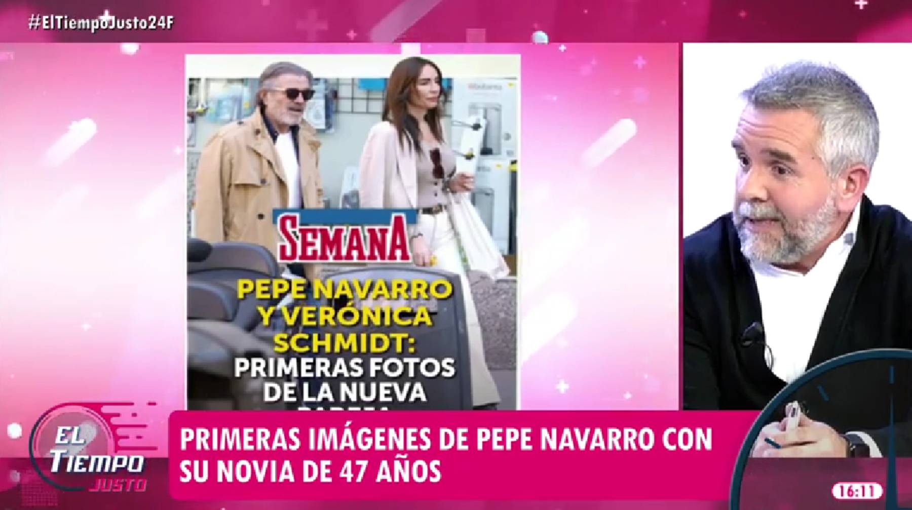 Jorge Borrajo en 'El tiempo justo'. (Foto: Telecinco)