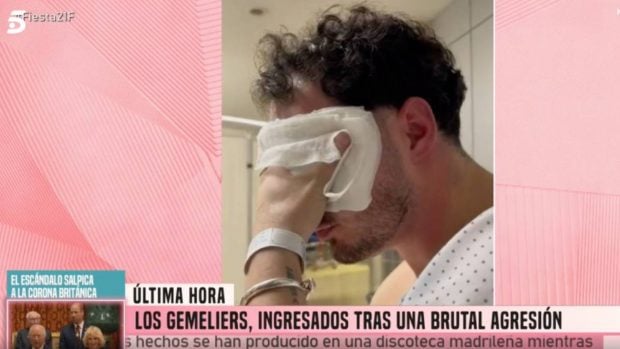 La brutal agresión a los 'Gemeliers'. (Foto: Telecinco)
