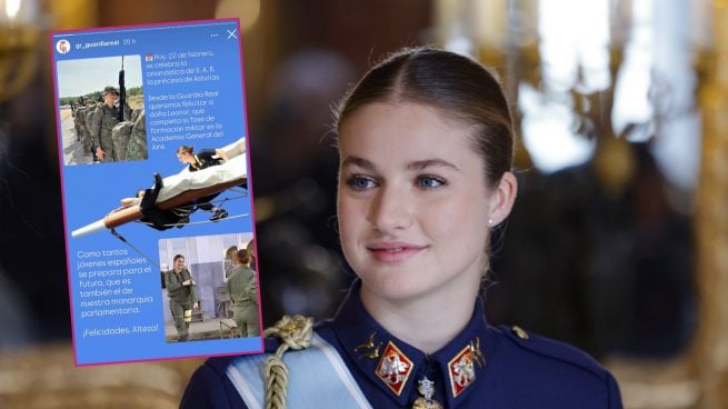 El bonito detalle de la Guardia Real con la princesa Leonor en un día especial