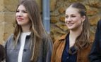 La Princesa Leonor y la Infanta Sofía, durante su visita a Valdesoto, premiado como Pueblo Ejemplar de Asturias. (Foto: Gtres)