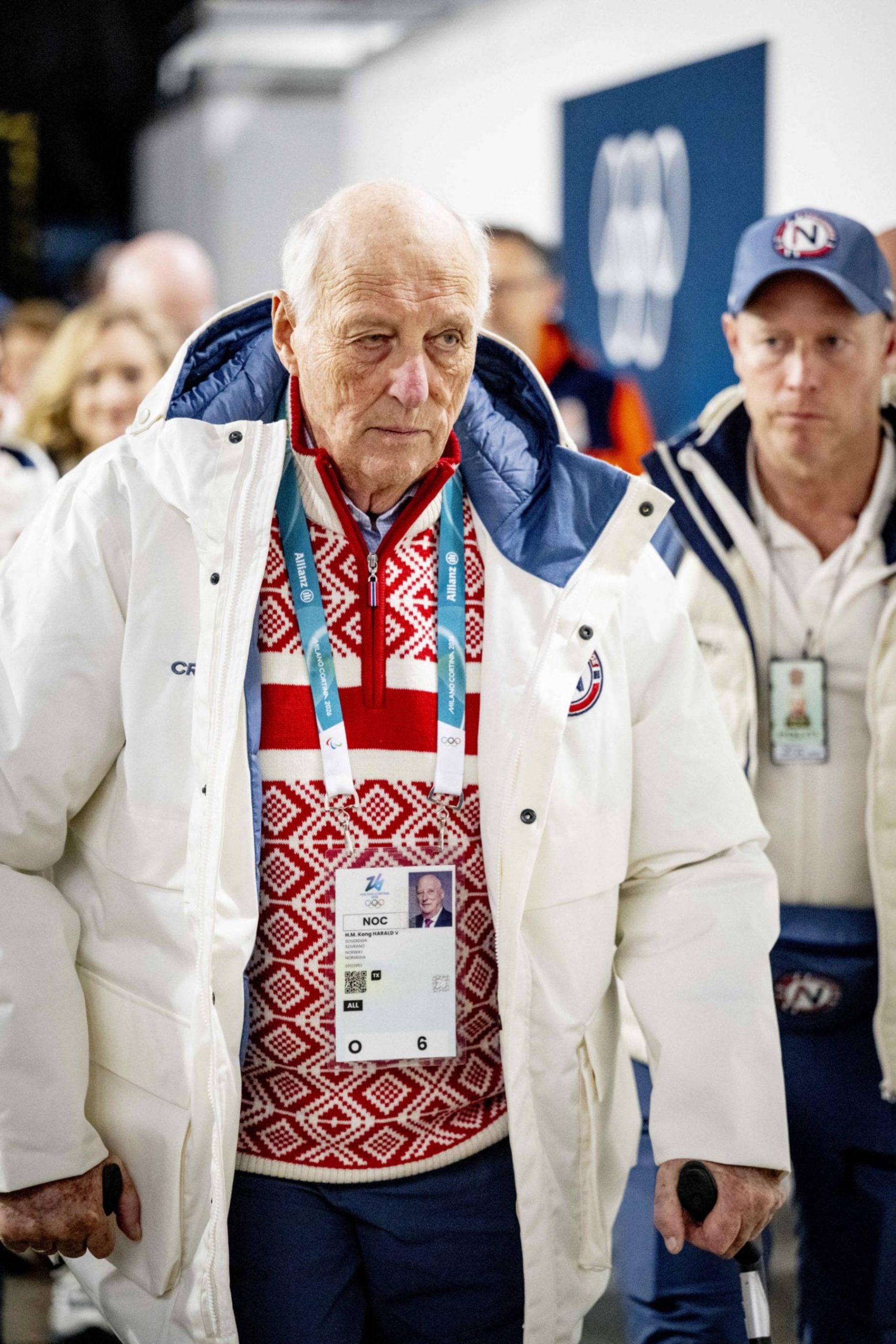 El rey Harald V en un acto oficial. (Foto: Gtres)