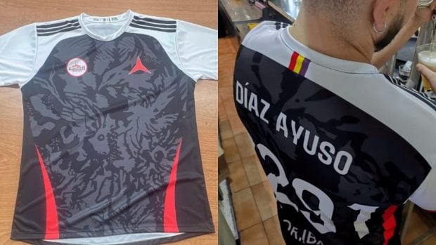 Las camisetas que Pablo Iglesias ha creado contra Ayuso. (Fotos: Redes Sociales)