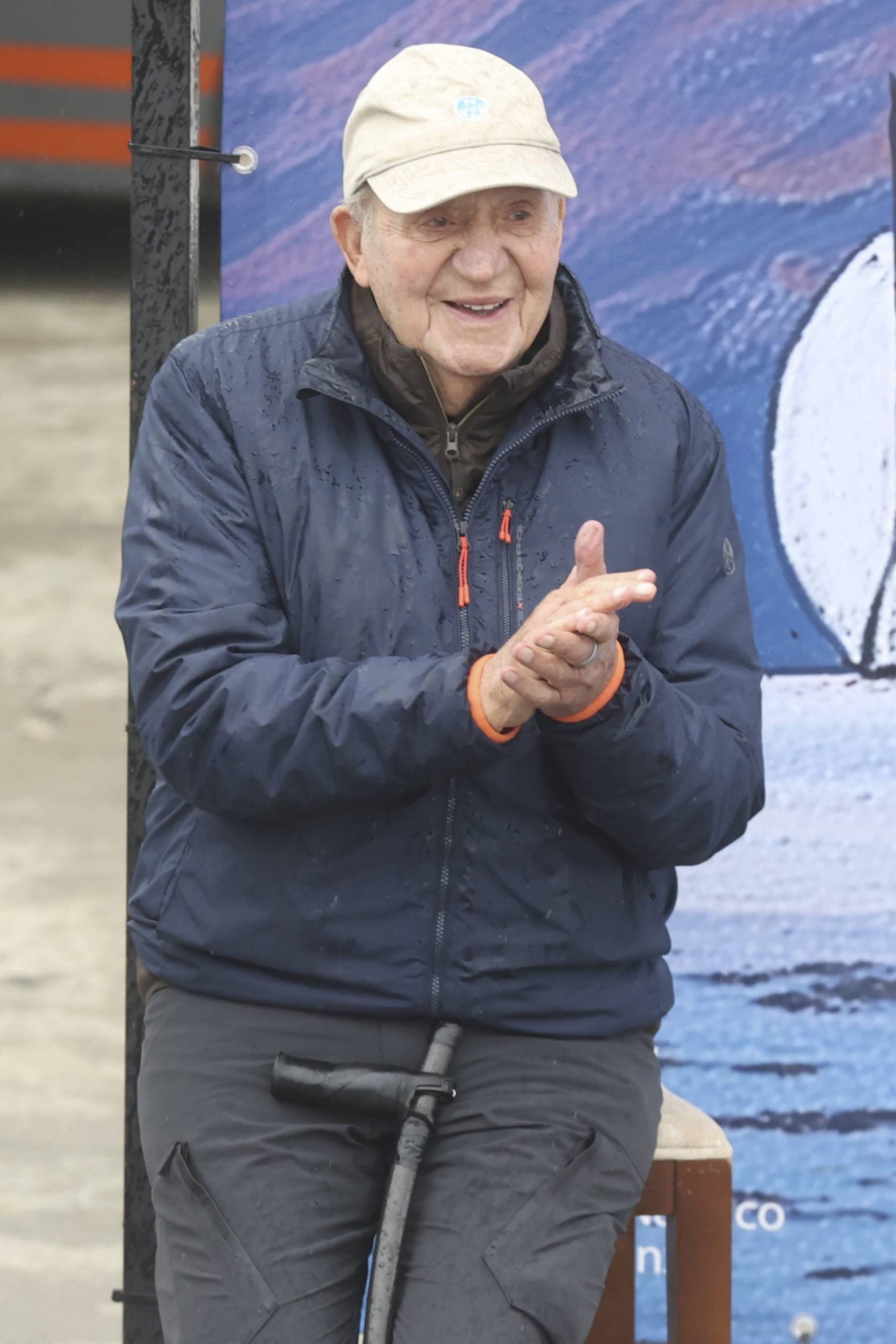 Juan Carlos I en Sangenjo. (Foto: Gtres)