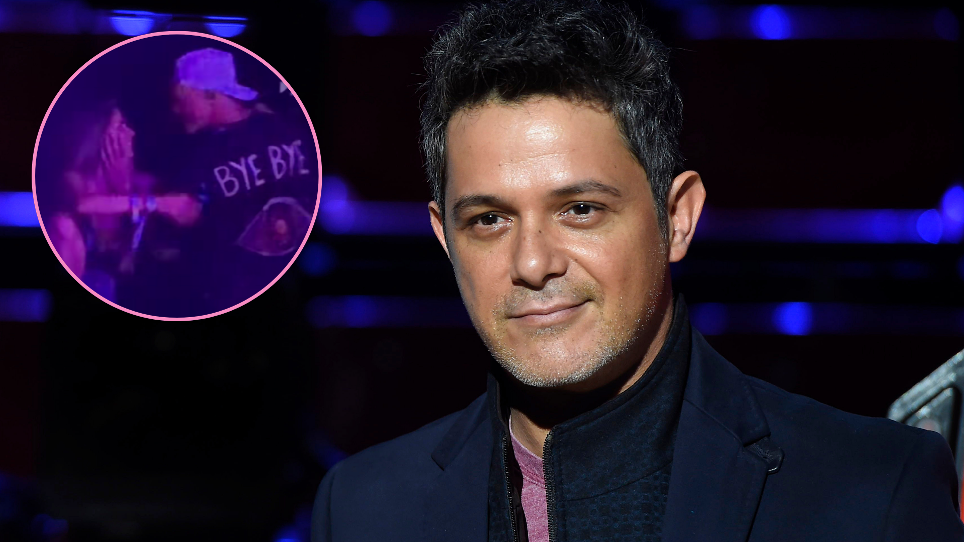 Alejandro Sanz sorprende al besar a una conocida actriz en pleno concierto: ¿quién es ella?