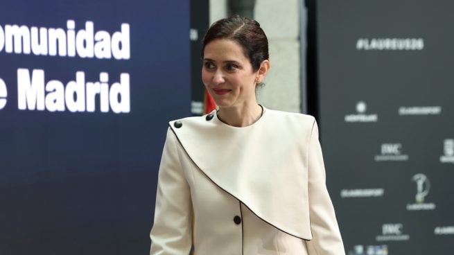 El total look de Vogana de Ayuso para la presentación de los nominados a los Laureus World Sports Awards 2026. (Foto: Gtres)