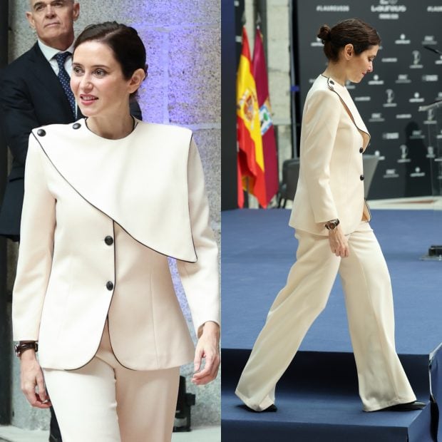 El total look de Vogana de Ayuso para la presentación de los nominados a los Laureus World Sports Awards 2026. (Foto: Gtres)
