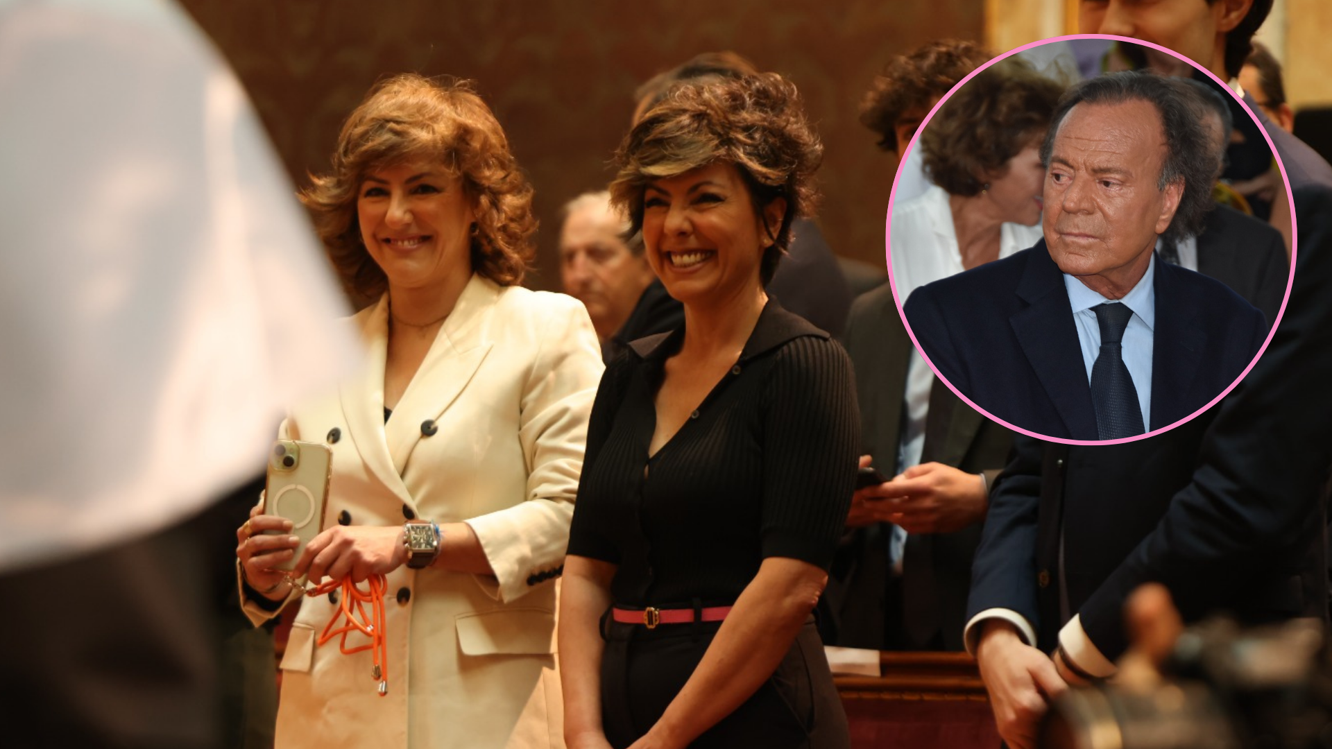 Ángela Rodrigo, viuda de Fernando Ónega, agradece a Julio Iglesias su emotiva despedida: Tu apoyo...