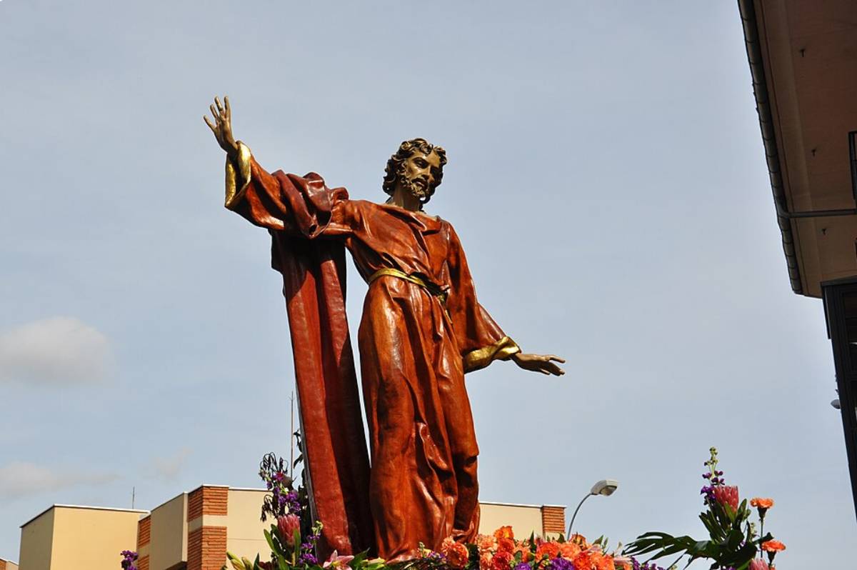 Imagen del Cristo del Gran Poder de León.