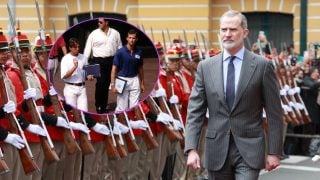 El Rey Felipe en un montaje. (Fotos: Gtres)