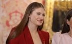 Primer plano de la Princesa Leonor en un acto oficial