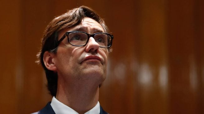 Salvador Illa en el Parlament. (Foto: Gtres)