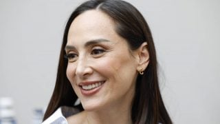 Tamara Falcó en la MBFWM. (Foto: Gtres)