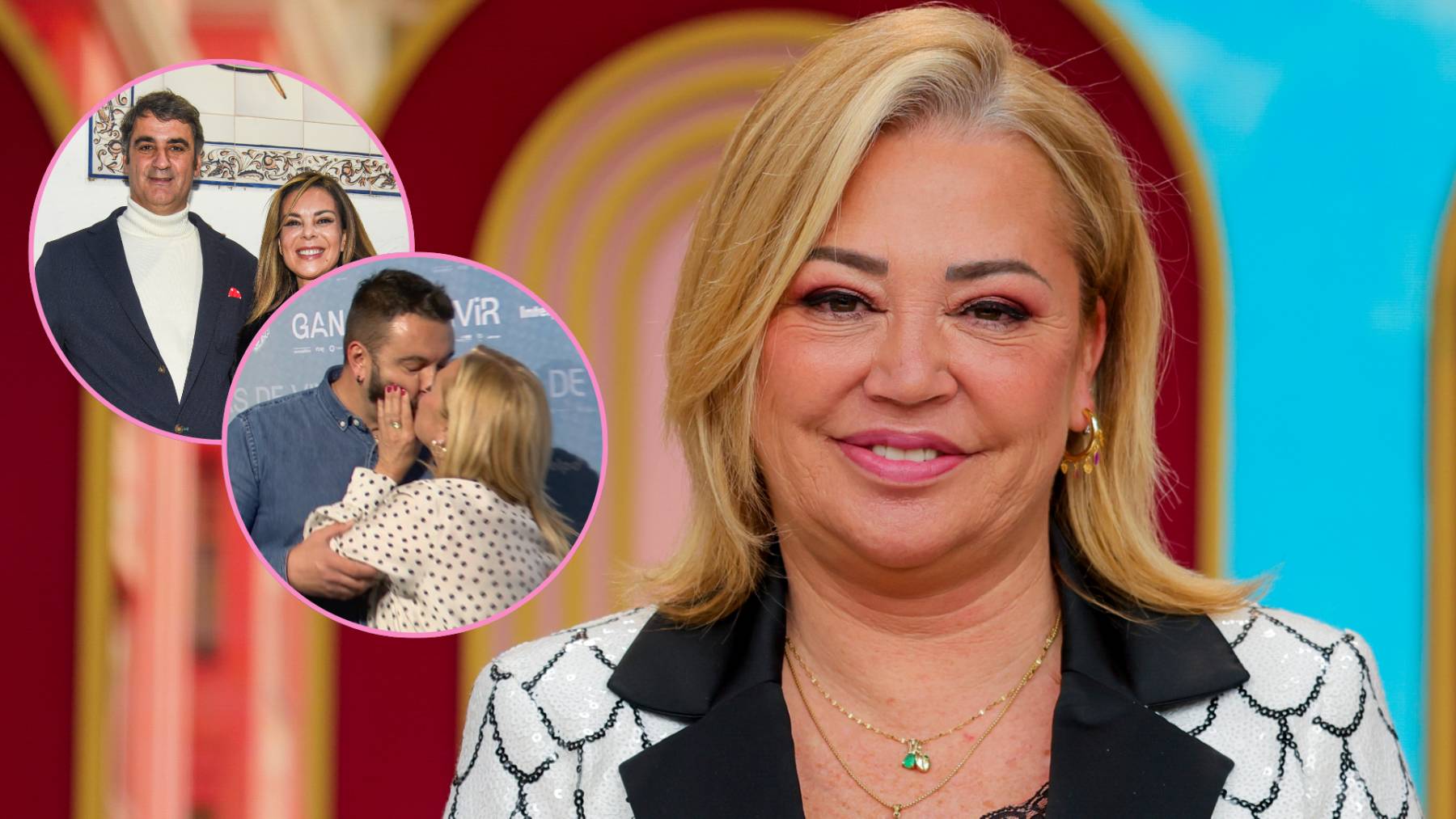 Belén Esteban reaparece como nunca: beso de película con Miguel y contenta por Jesulín y Campanario