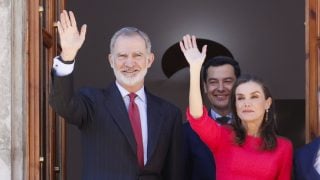 Los Reyes en su visita a Jaén. (Foto: Gtres)