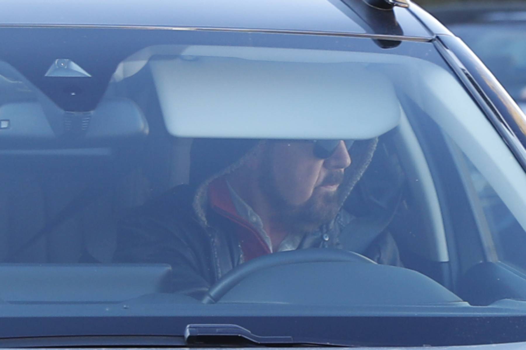 Jesús Ortiz en el interior de un coche. (Foto: Gtres)
