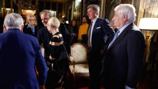 Los Alba en el Palacio de Liria. (Foto: Gtres)