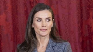 La Reina Letizia en un acto en Madrid. (Foto: Gtres)