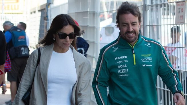 Fernando Alonso y Melissa Jiménez. (Foto: Gtres)