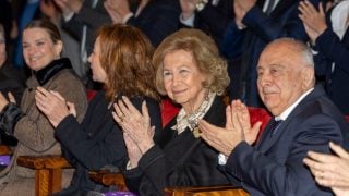 La Reina Sofía durante el concierto. (Foto: Casa Real)