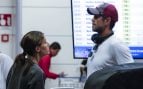 Ana Boyer y Fernando Verdasco en el aeropuerto. (Foto: Gtres)
