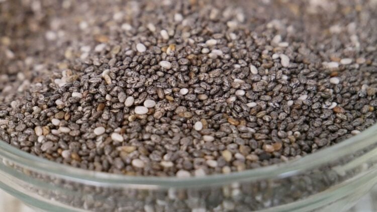 Chia seeds, food