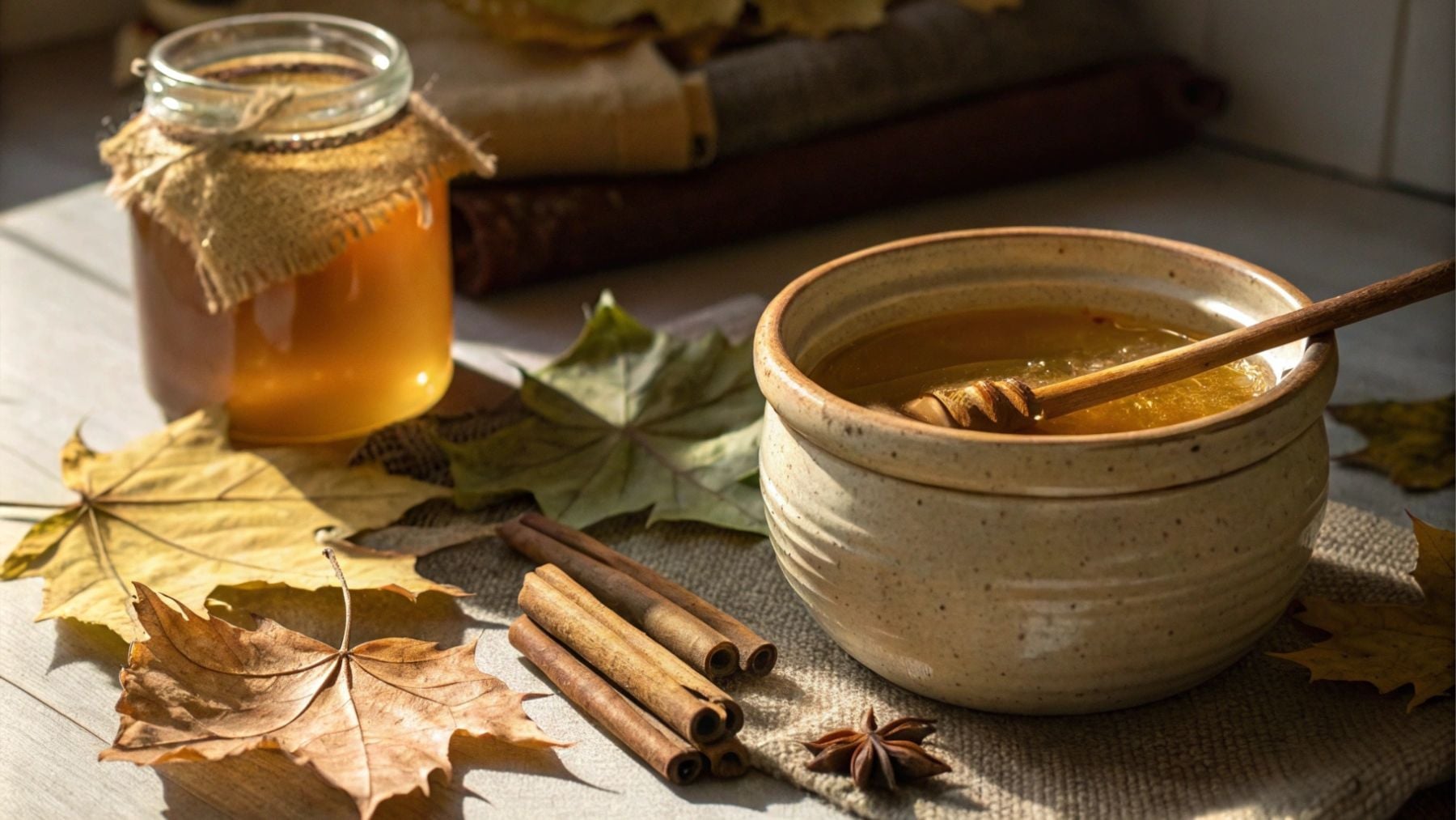 Honey, cinnamon, skincare