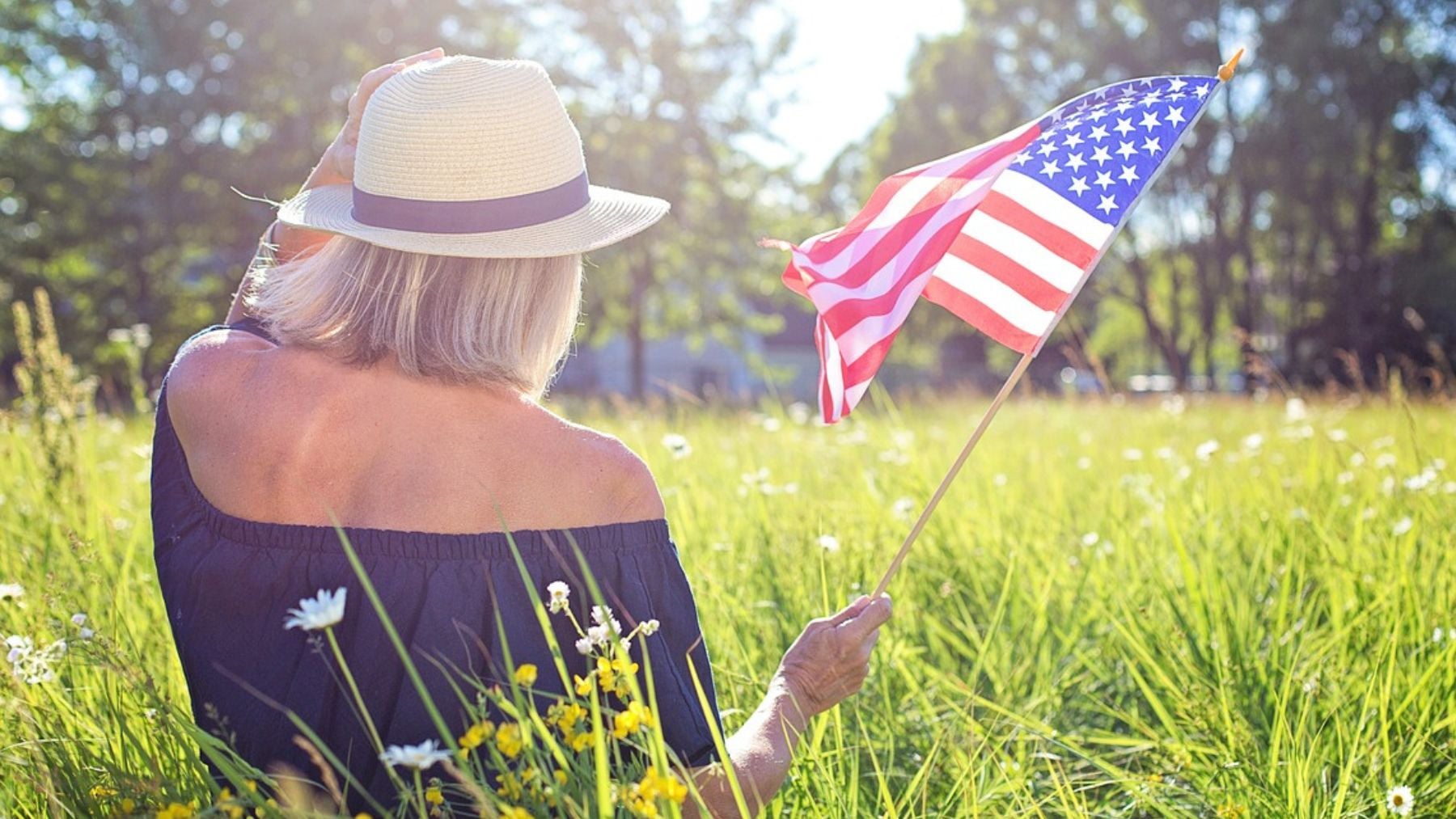 USA flag, clothes, psychology