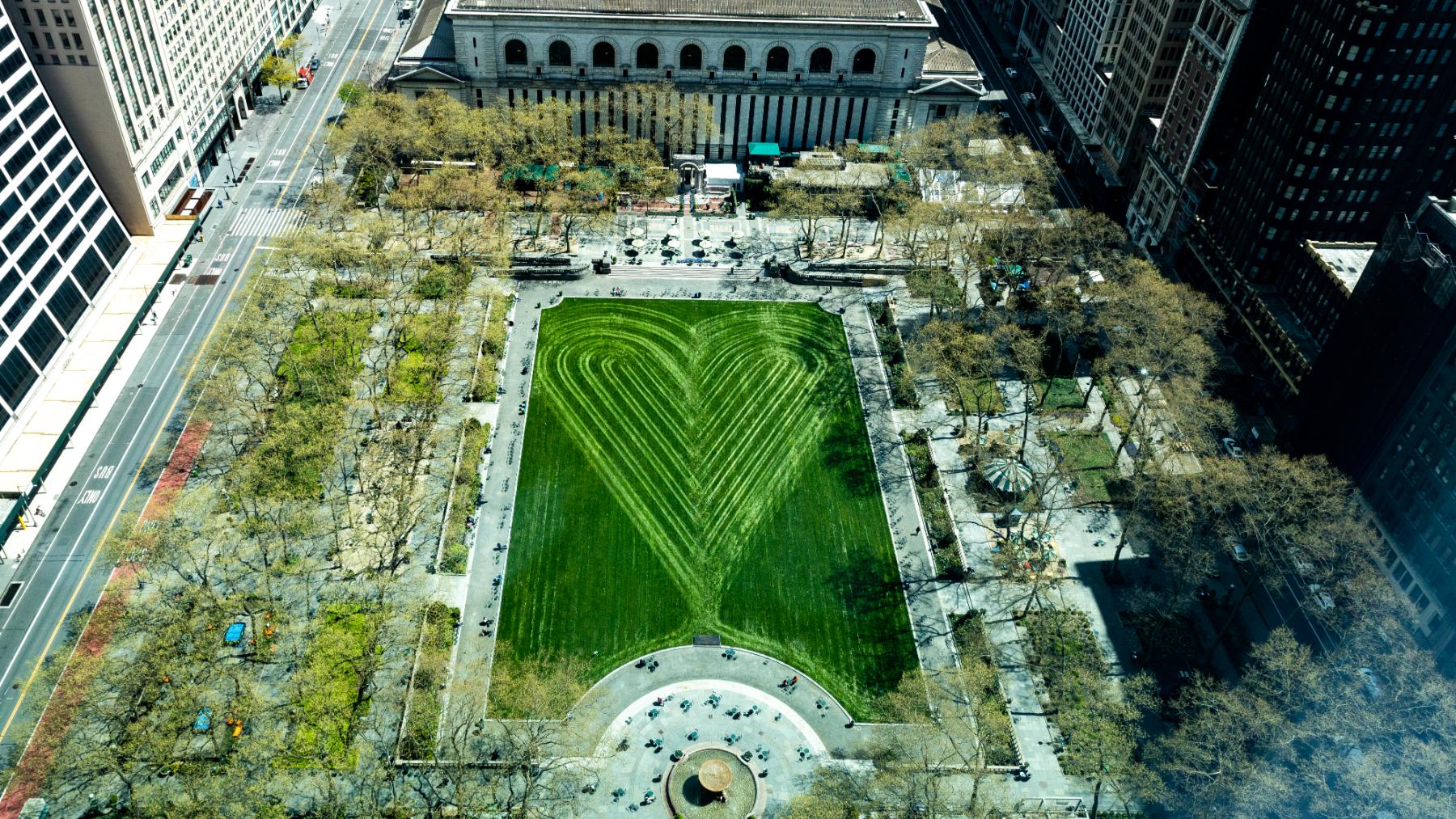 Bryant Park in Midtwon Manhattan. Image Getty Images