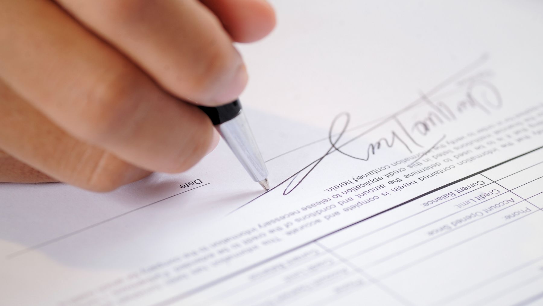 Signature, underline, psychology