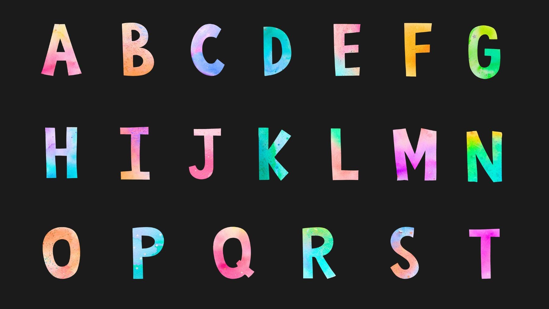 Capital letters, writing, psychology