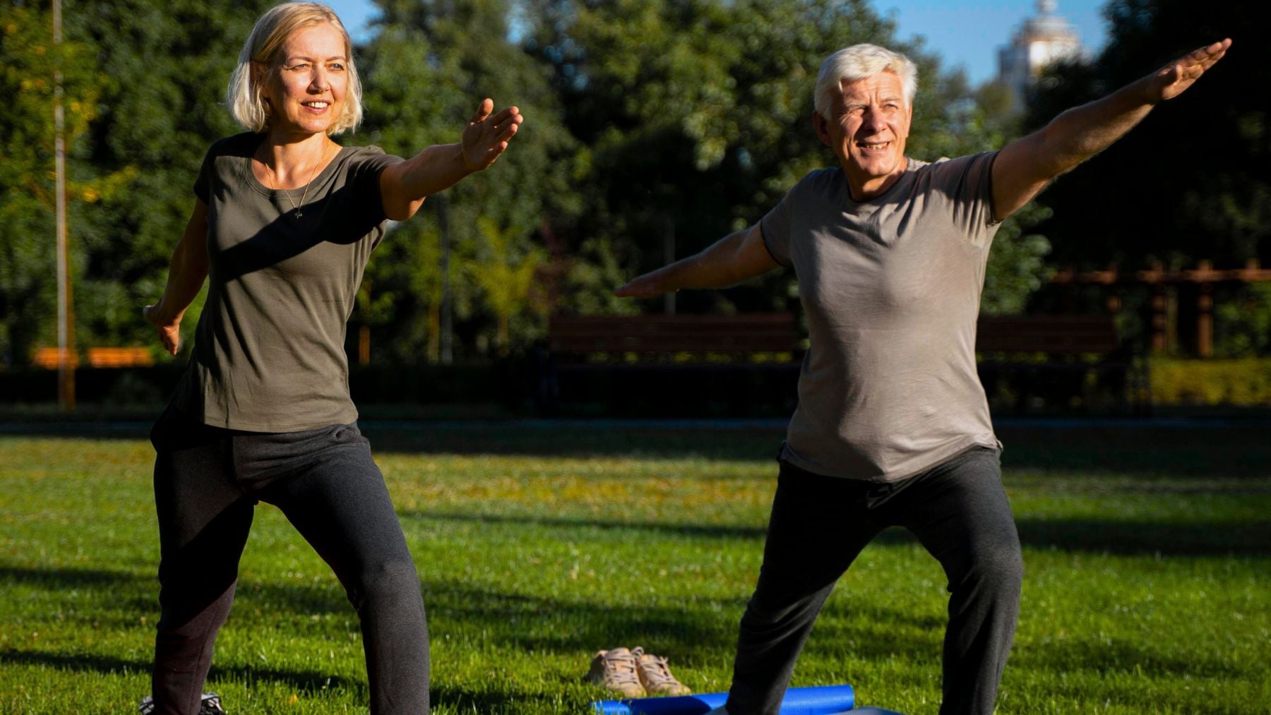 Retirees, exercises, fitness