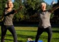 Retirees, exercises, fitness