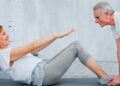 Exercises, retirees, knees