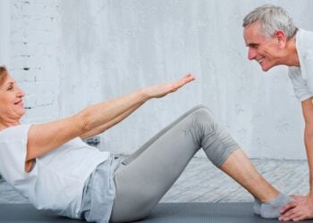 Exercises, retirees, knees