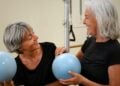 Retirees, exercise, Pilates