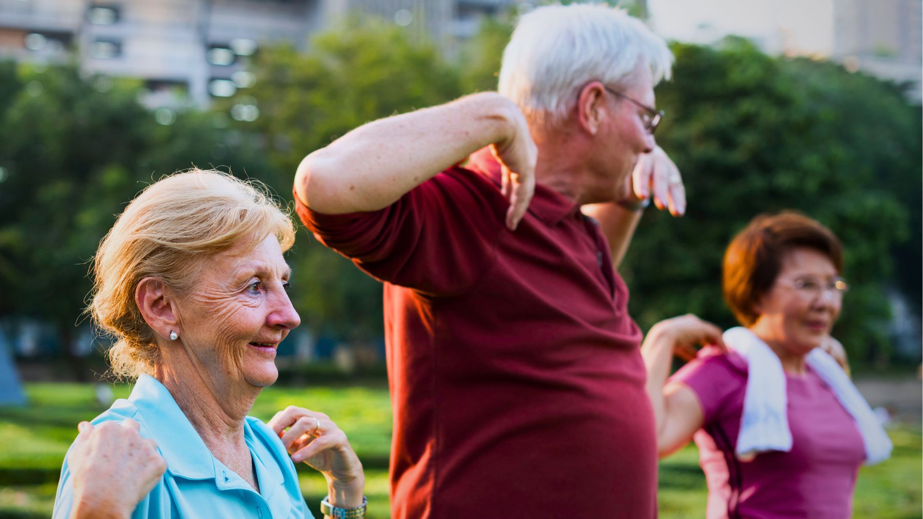 Retirees, exercise, fitness