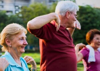 Retirees, exercise, fitness