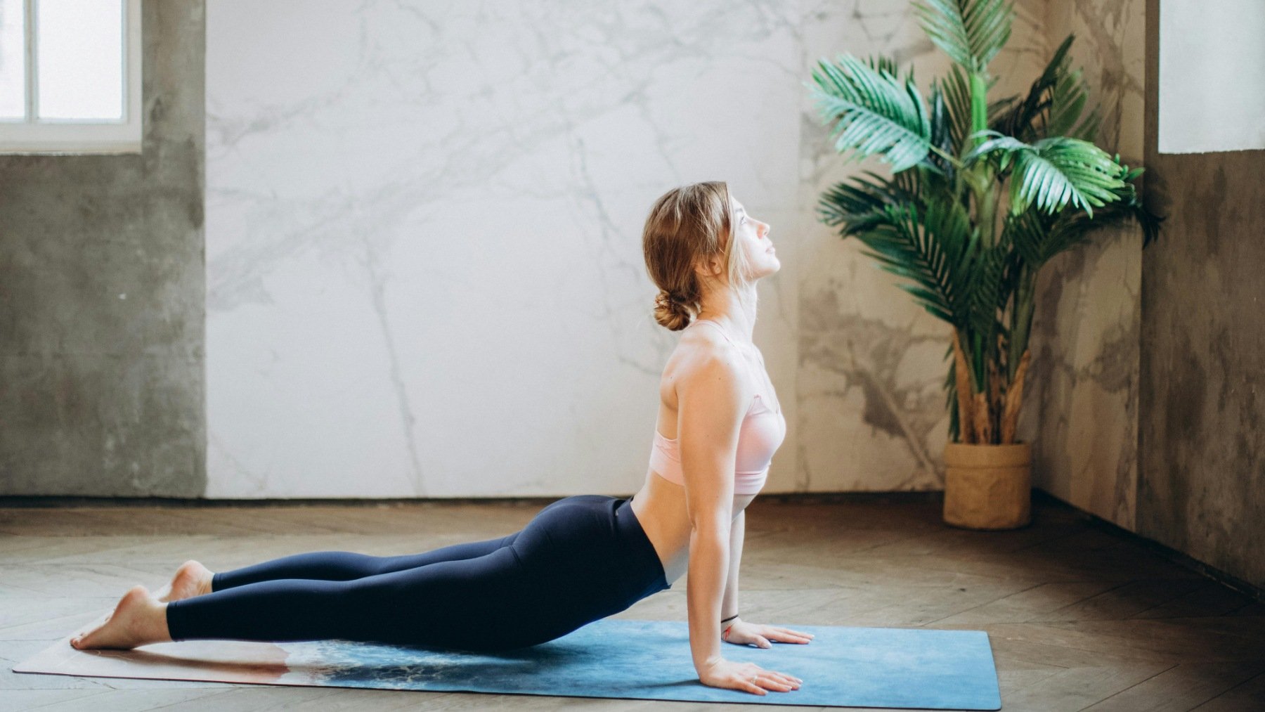 Sphinx Pose Salamba Bhujangasana. Image Pexels Elly Fairytale