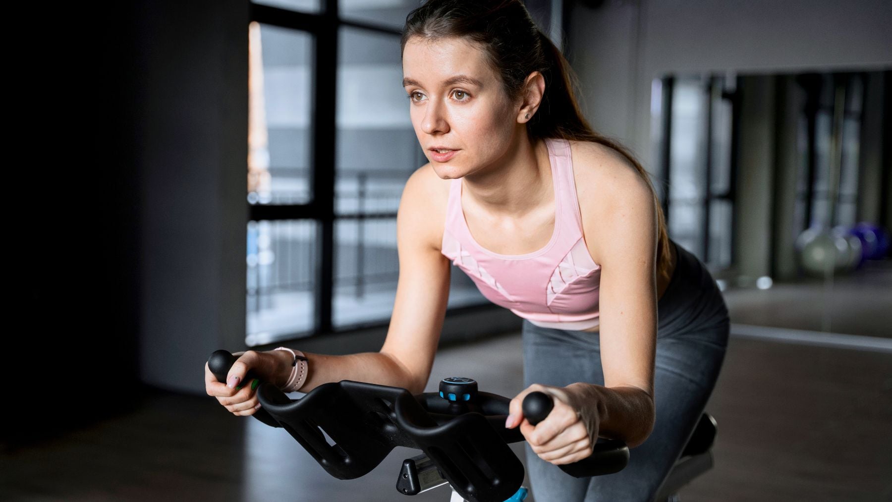 Stationary bike, workout, fitness