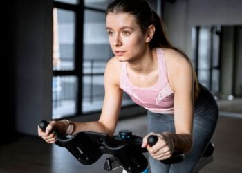 Stationary bike, workout, fitness