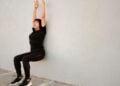 Wall pilates, workout, core