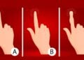 Index finger, personality, test