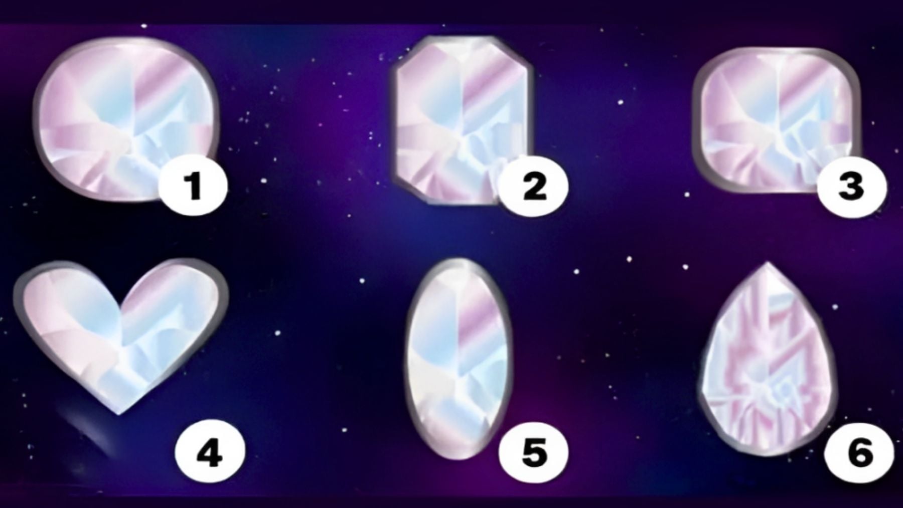 Diamond, personality, test