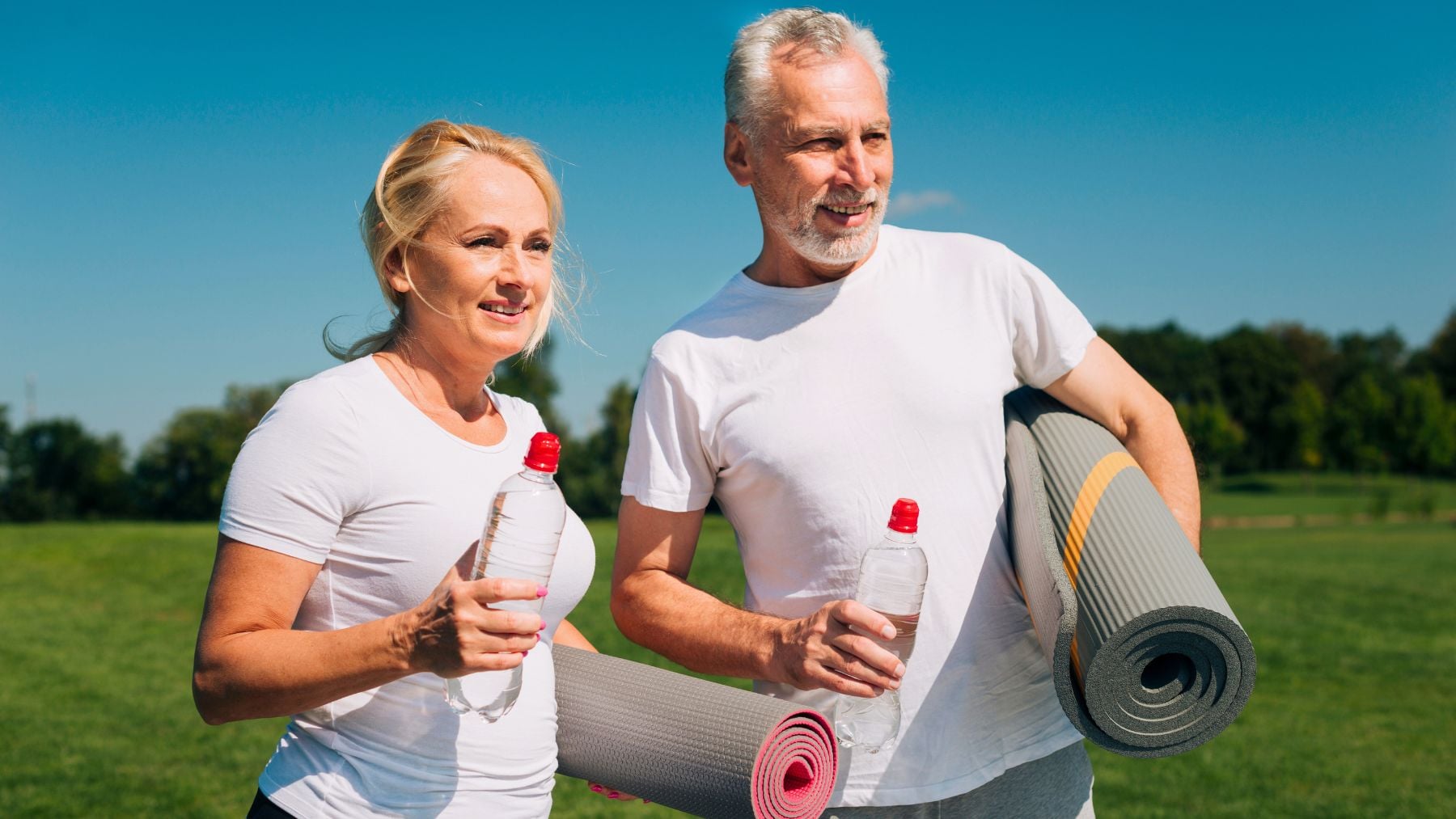 Exercise, retirees, leg pain