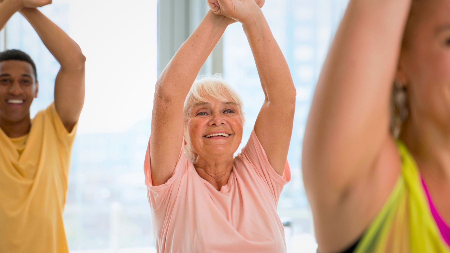 Exercise, seniors, knee