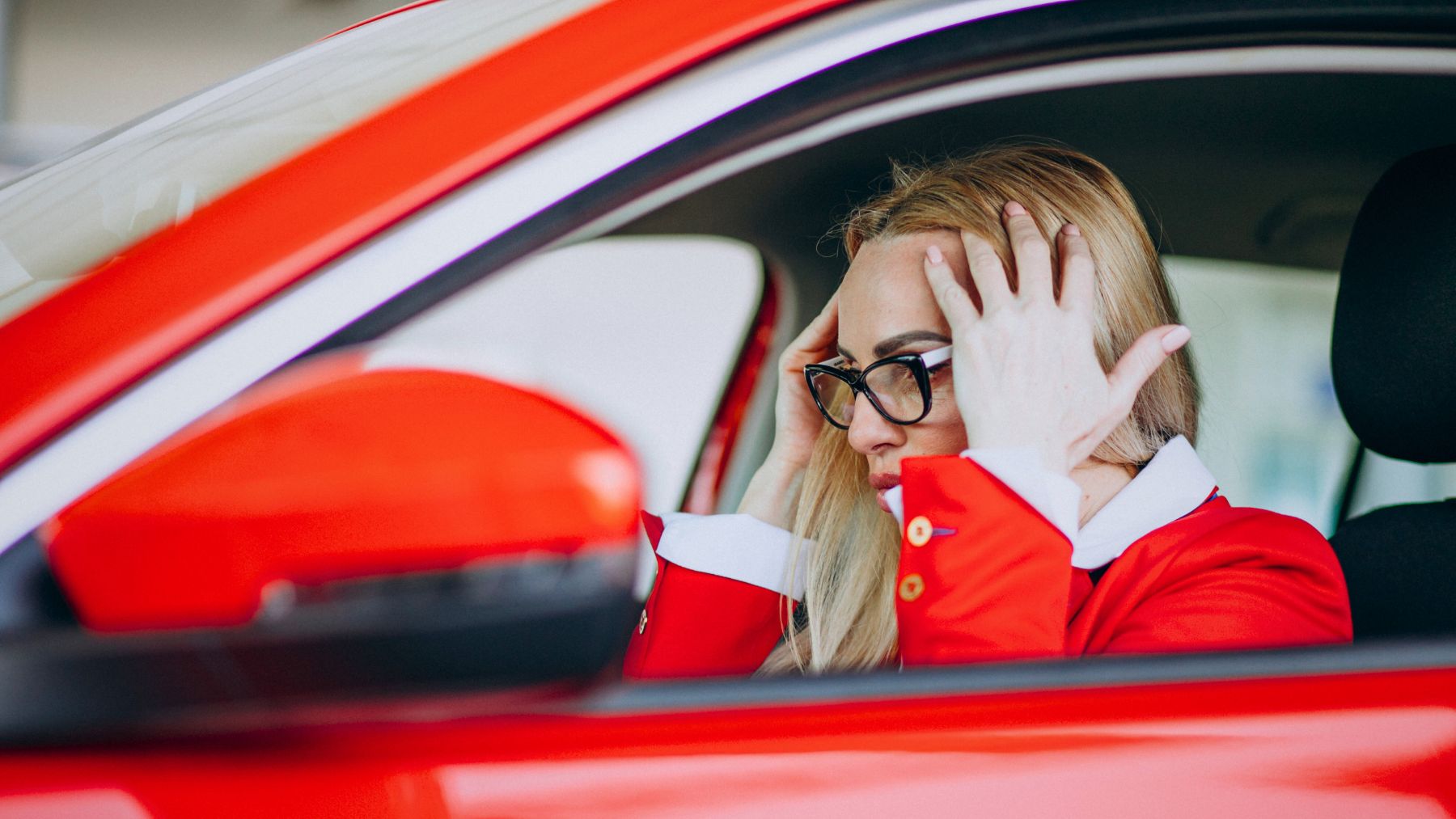 Car, driving, angry