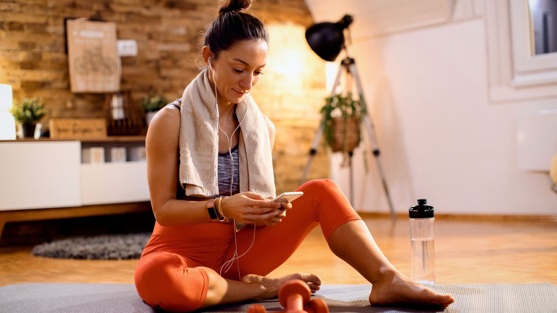 Exercise, balance, iPhone