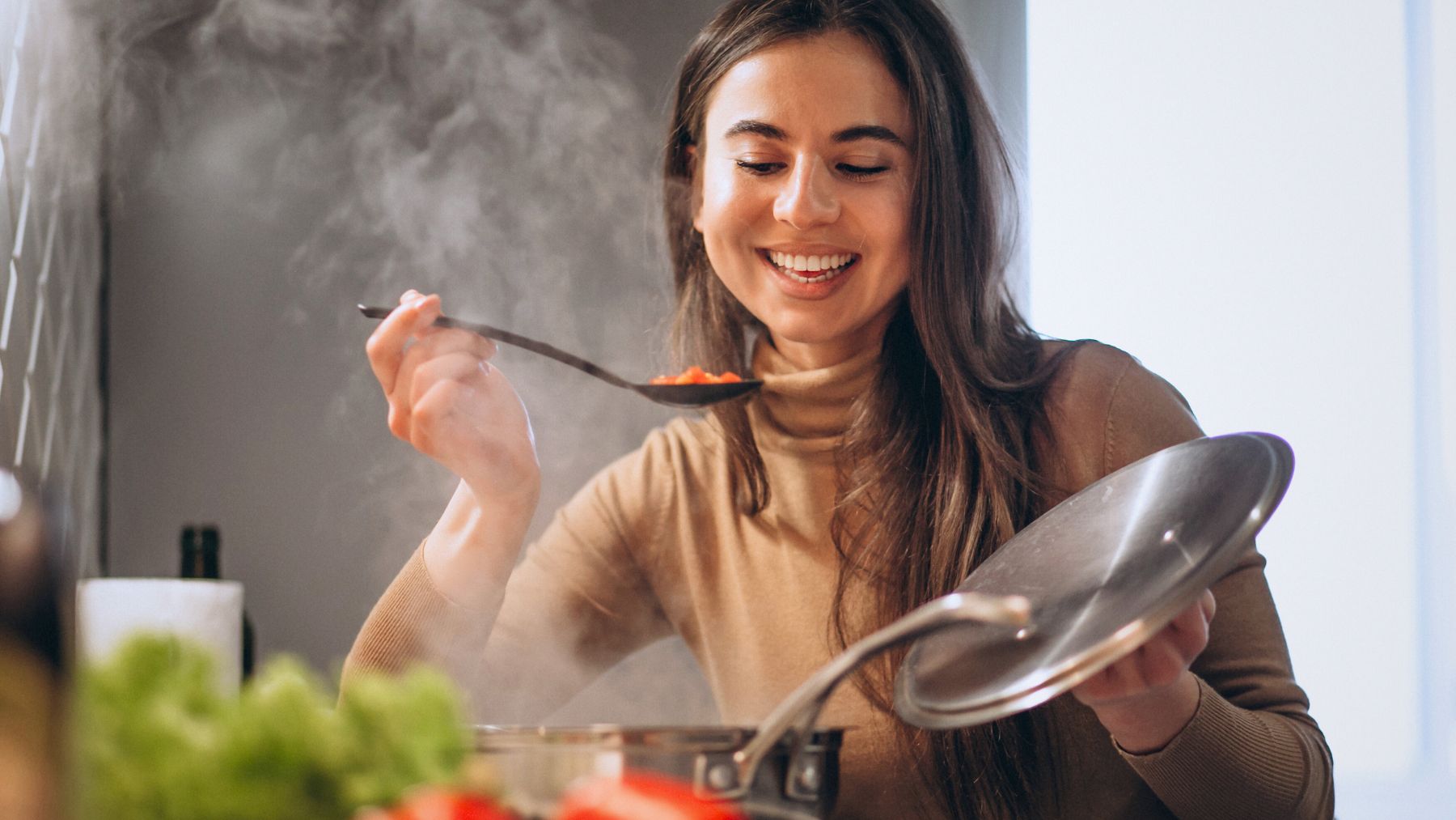 Cooking, eating, healthier