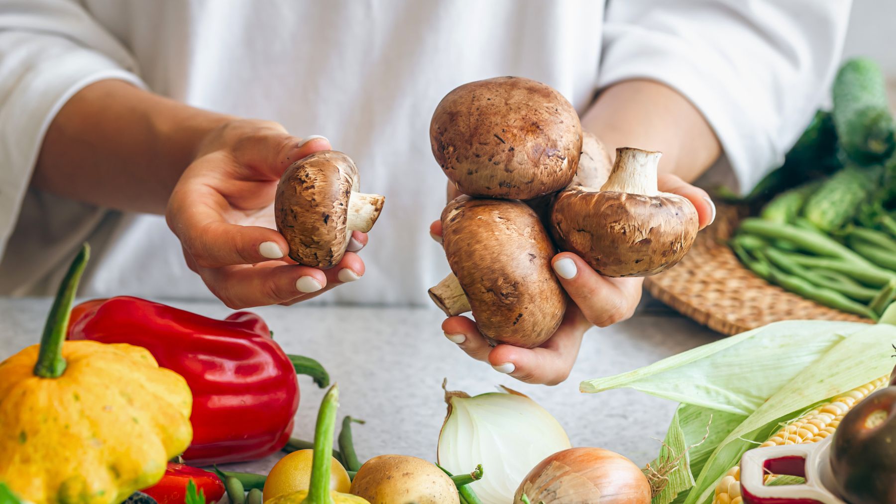 Mushrooms, store, method